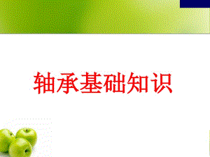 軸承基本知識.ppt