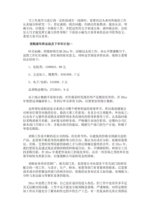 采購部年終總結(jié)及下半年計劃采購部工作總結(jié)范文-閱讀頁