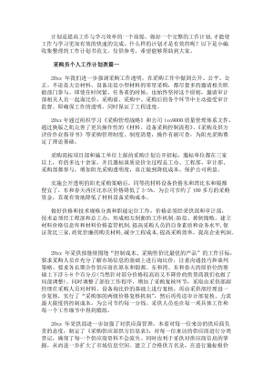 采購員個人工作計劃表(模板十三篇)-文庫吧資料