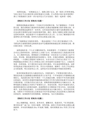 采購(gòu)員工作計(jì)劃采購(gòu)員計(jì)劃(四篇)-在線瀏覽