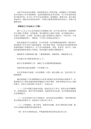 采購轉(zhuǎn)正工作總結(jié)幾十字采購轉(zhuǎn)正工作總結(jié)(通用8篇)-閱讀頁