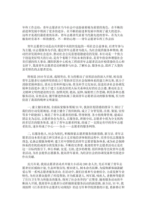 青年志愿者年終工作總結(已修改)